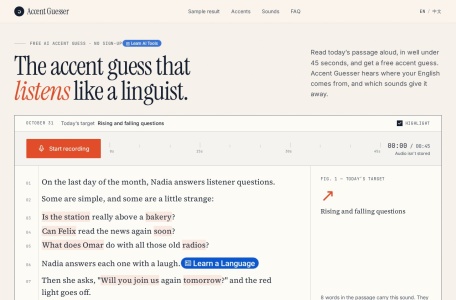 Accent Guesser