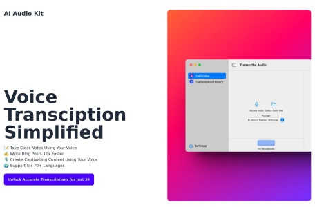 AI Audio Kit