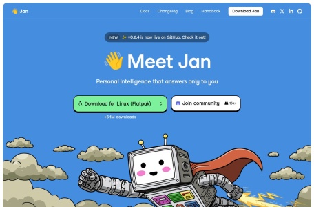 Jan（Jan.ai）- 本地运行大模型并进行AI对话的工具，免费开源