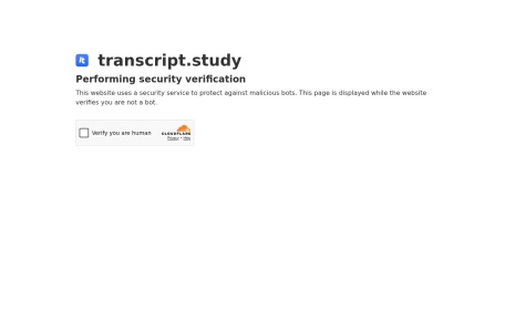transcript.study
