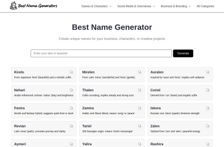 Best Name Generator
